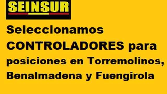 CONTROLADOR/a ACCESOS TORREMOLINOS-BENALMÁDENA-FUENGIROLA