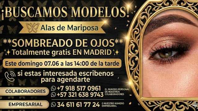 MODELO DE MAQUILLAJE PERMANTE - MADRID