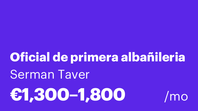 Oficial de primera albañileria