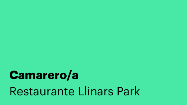 Camarero/a