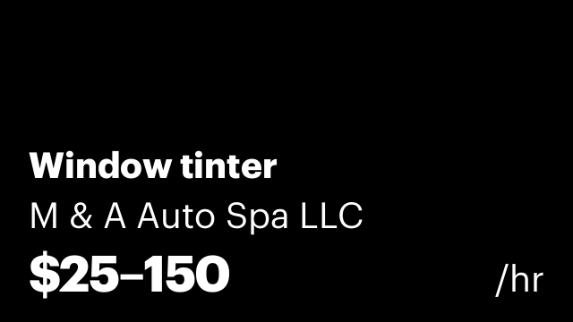 Window tinter