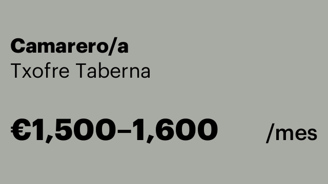 Camarero/a