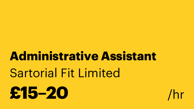 Administrative Assistant
