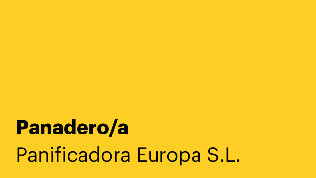 Panadero/a