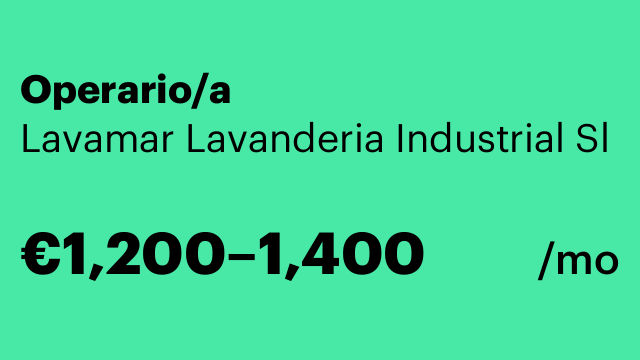 Operario/a