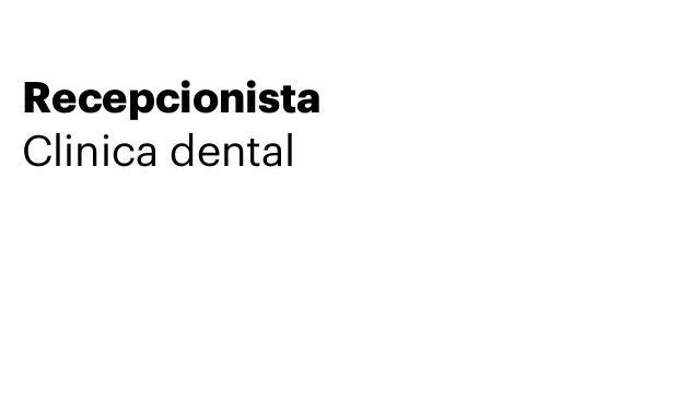 Recepcionista