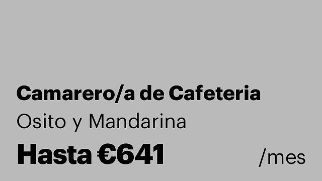 Camarero/a de Cafeteria
