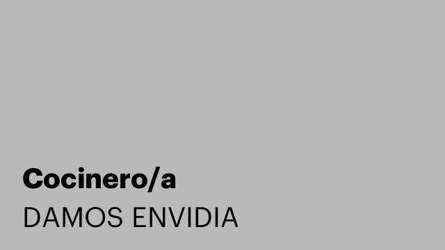 Cocinero/a