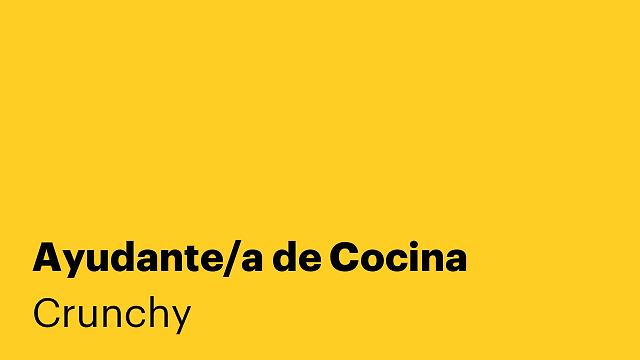 Ayudante/a de Cocina