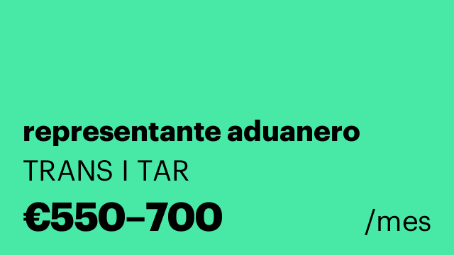 representante aduanero