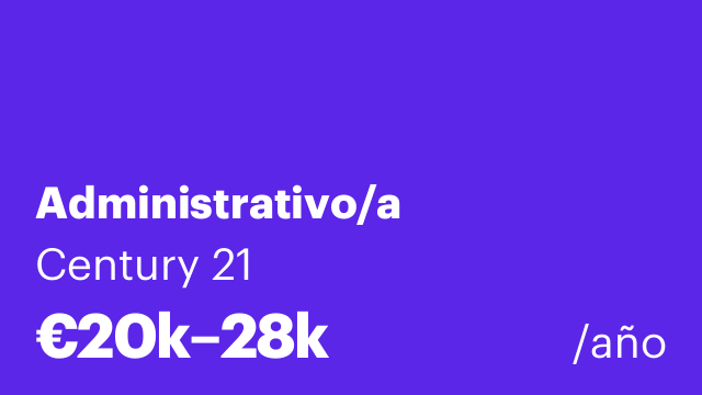 Administrativo/a