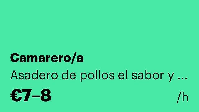 Camarero/a