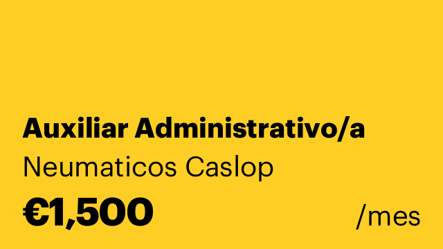 Auxiliar Administrativo/a