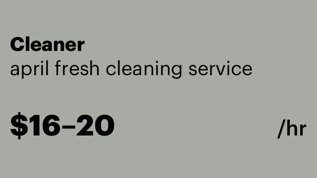 Cleaner
