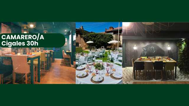 Camarero/a 30h Cigales