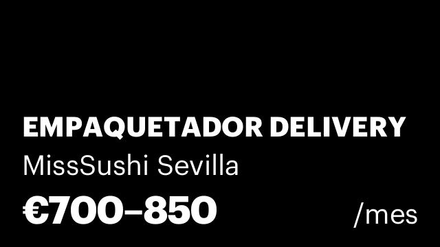 EMPAQUETADOR DELIVERY
