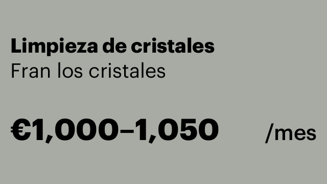 Limpieza de cristales