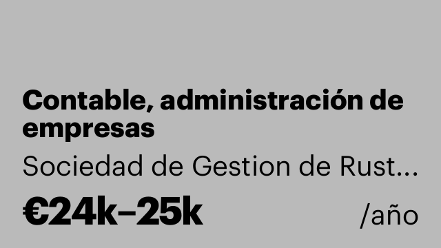 Contable, administración de empresas