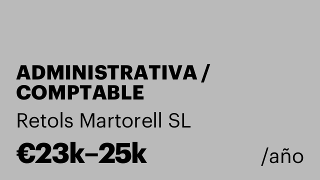 ADMINISTRATIVA / COMPTABLE