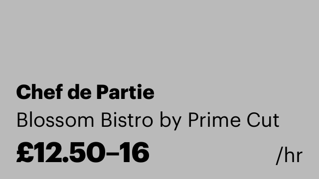 Chef de Partie
