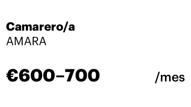 Camarero/a