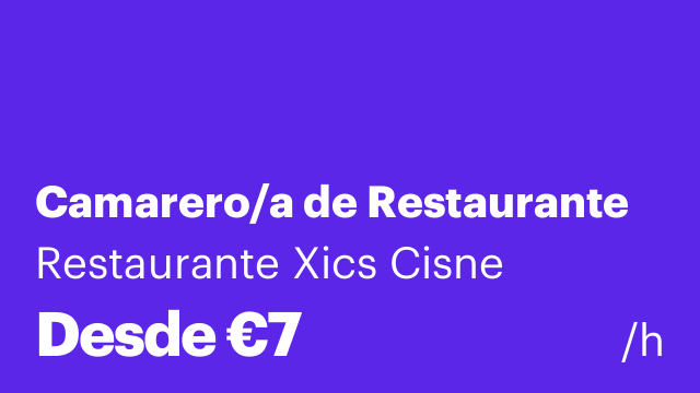 Camarero/a de Restaurante