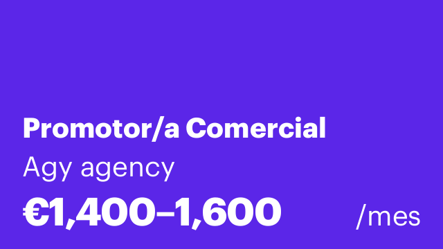 Promotor/a Comercial