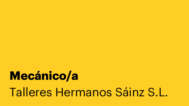 Mecánico/a