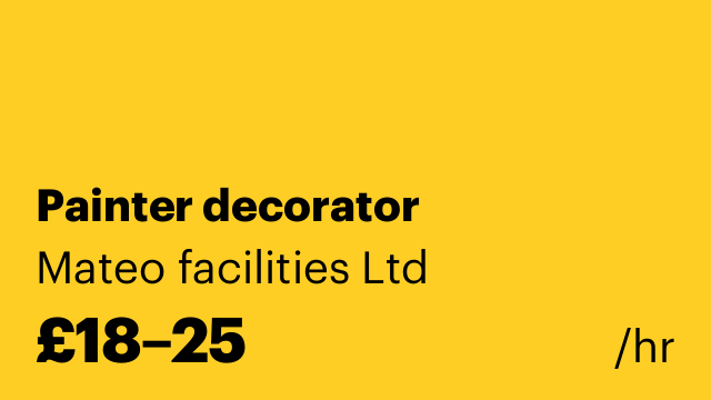 Painter decorator