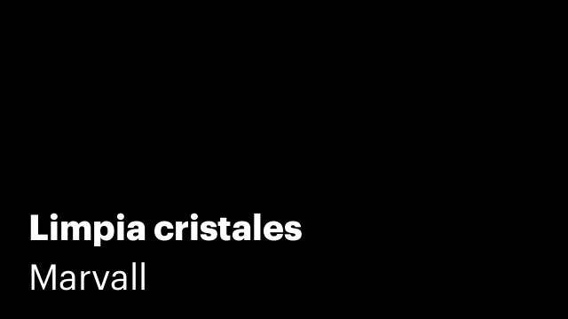 Limpia cristales