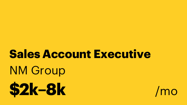 Sales Account Executive