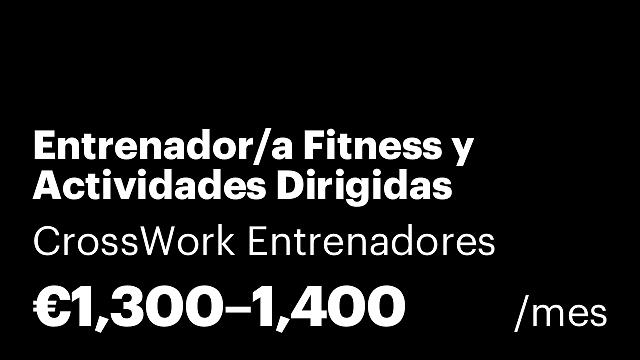 Entrenador/a Fitness y Actividades Dirigidas