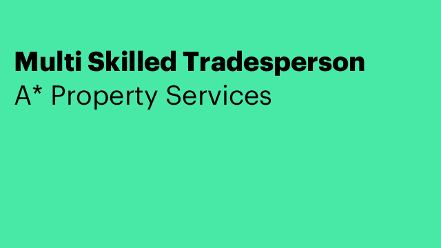 Multi Skilled Tradesperson