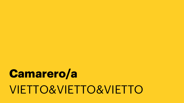 Camarero/a