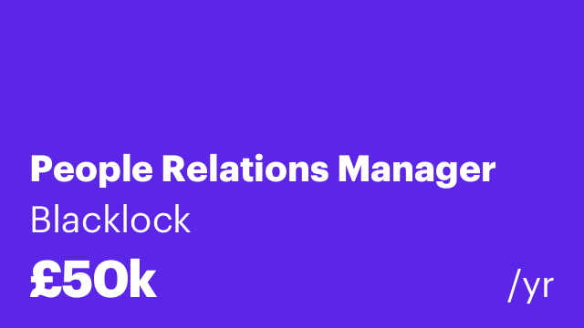 People Relations Manager