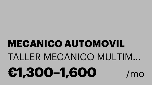 MECANICO AUTOMOVIL