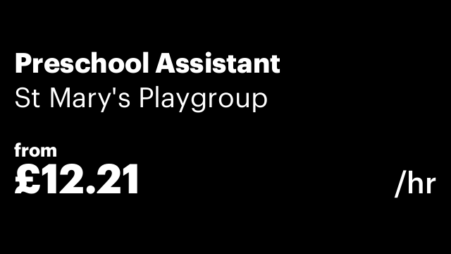 Preschool Assistant