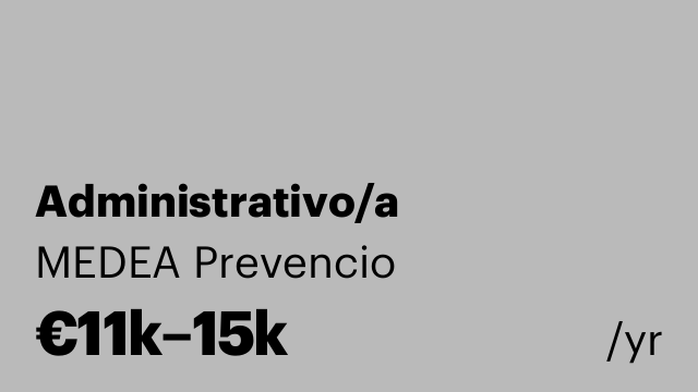 Administrativo/a