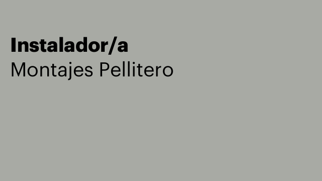 Instalador/a