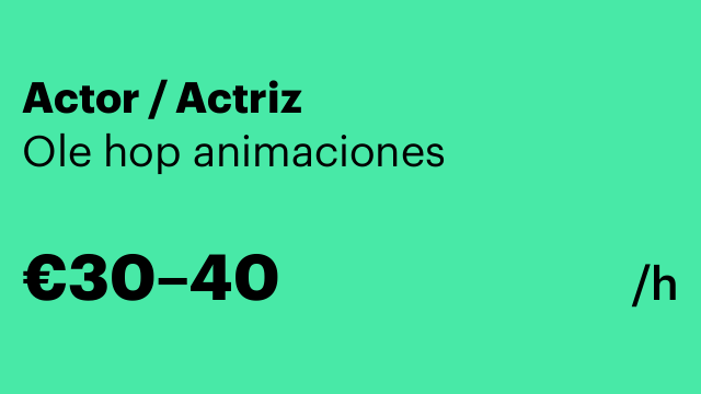 Actor / Actriz