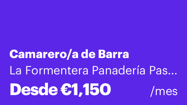 Camarero/a de Barra