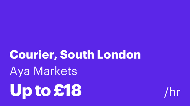 Courier, South London