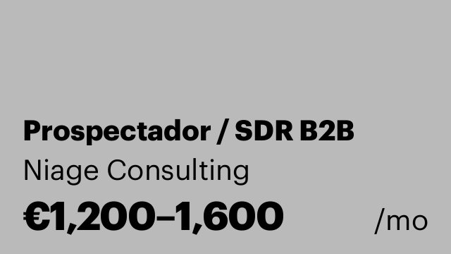 Prospectador / SDR B2B