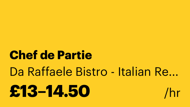 Chef de Partie