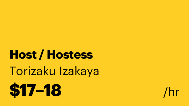 Host / Hostess