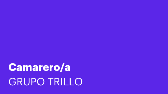Camarero/a