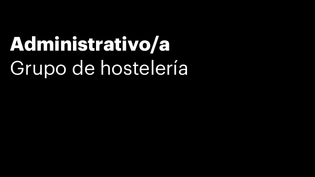 Administrativo/a