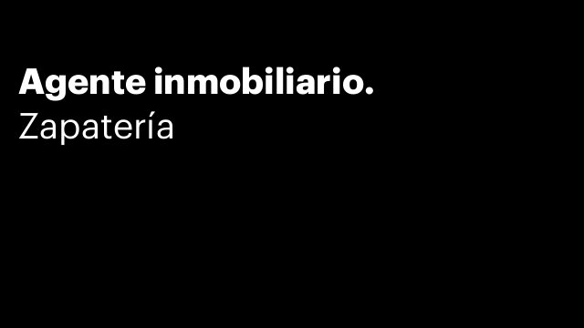Agente inmobiliario.