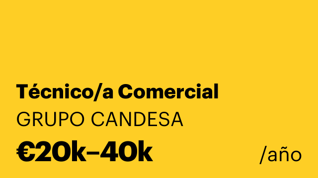 Técnico/a Comercial