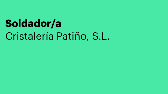 Soldador/a